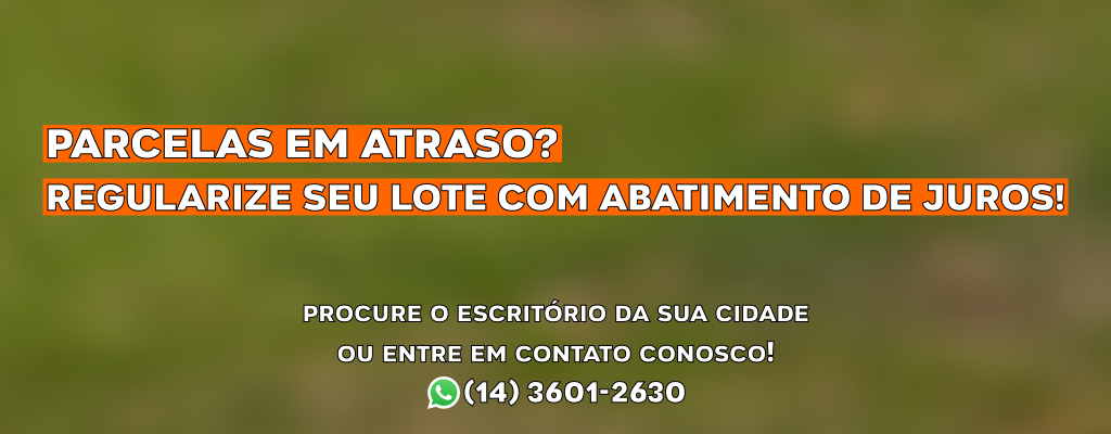 Aviso - Parcelas em atraso